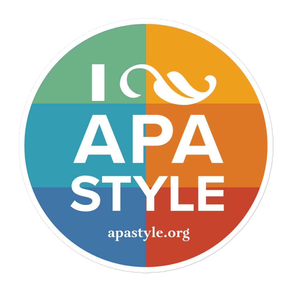 APA Style Stickers